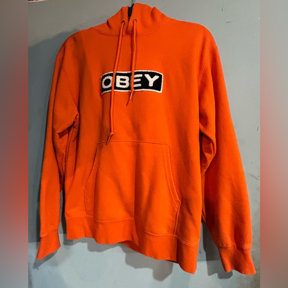 Obey Orange Hoodie